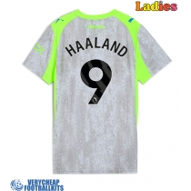 Manchester City Erling Haaland #9 Replica Third Shirt Ladies 2025-26 Short Sleeve